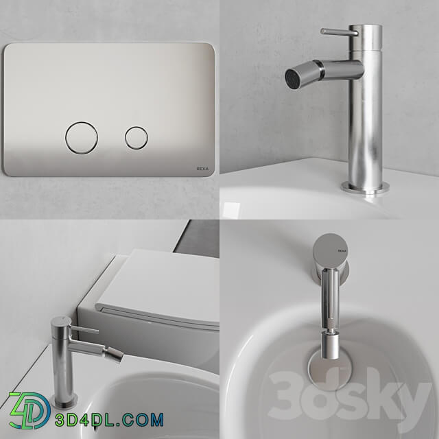 Rexa Design About.2 WC Bidet 3D Models 3DSKY