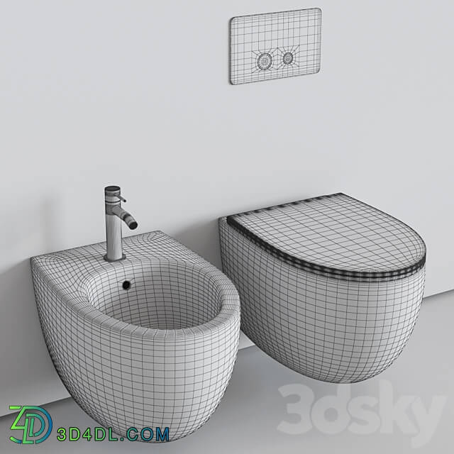 Rexa Design About.2 WC Bidet 3D Models 3DSKY