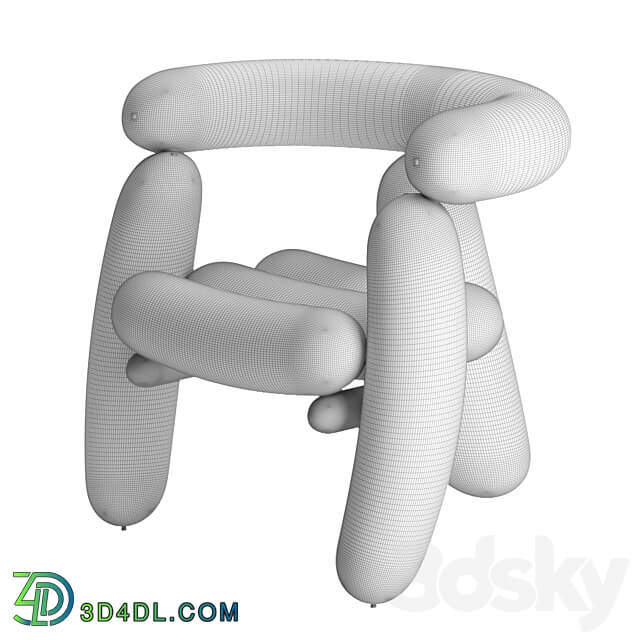 The Future Perfect Blowing Armchair 1 3D Models 3DSKY