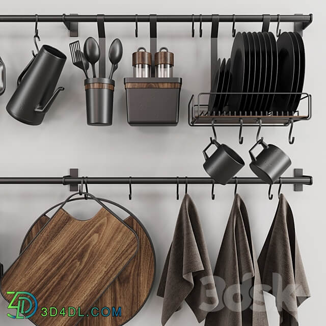 Kitchen set 3D Models 3DSKY