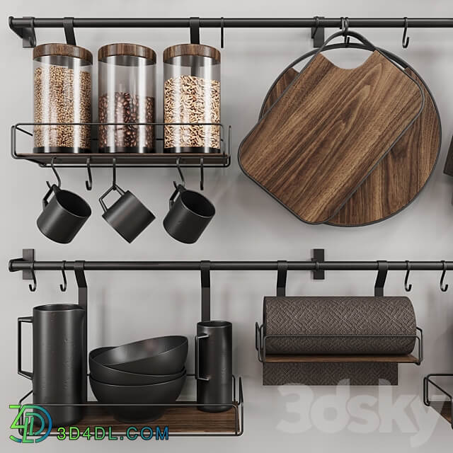 Kitchen set 3D Models 3DSKY