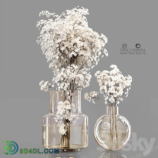 Bouquet Indoor Plants 02 3D Models 3DSKY