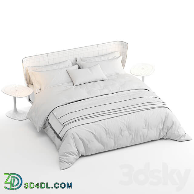 Bed B B Italia Alys Bed 3D Models 3DSKY