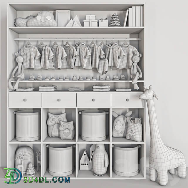 wardrobe 122 3D Models 3DSKY