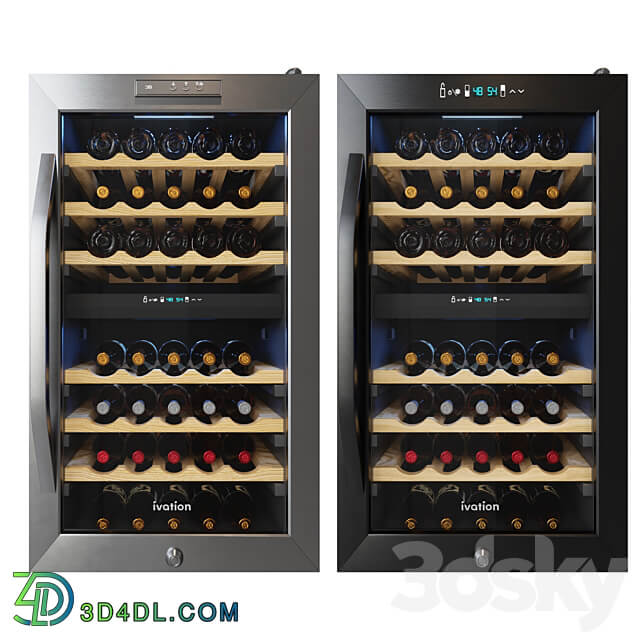 Under Counter Wine Fridges Collection 3D Models 3DSKY