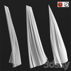 Tulle the wind set 01 vray corona 3D Models 3DSKY 