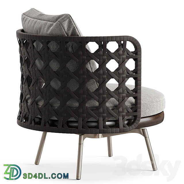 Minotti torii nest armchair 3D Models 3DSKY