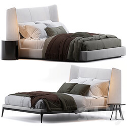 Bed by Flexform Bed 3D Models 3DSKY 