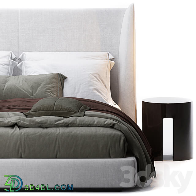 Bed by Flexform Bed 3D Models 3DSKY