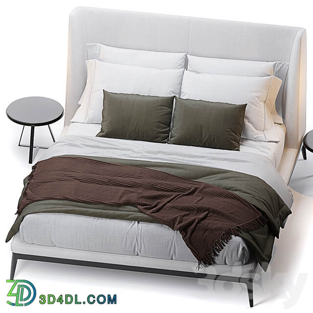 Bed by Flexform Bed 3D Models 3DSKY