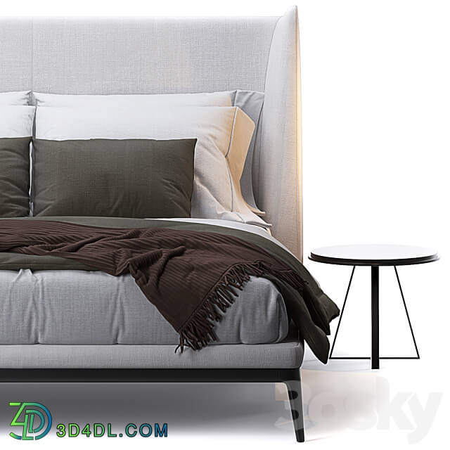 Bed by Flexform Bed 3D Models 3DSKY