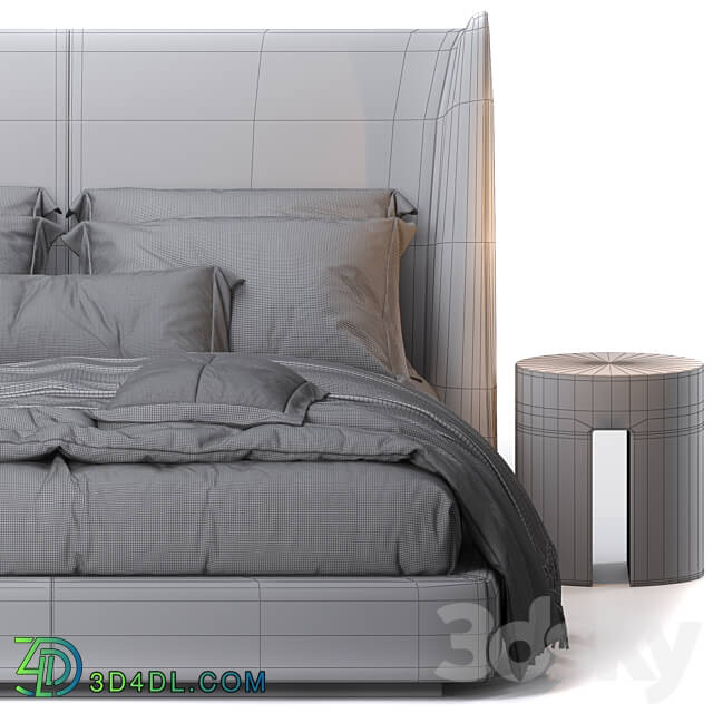 Bed by Flexform Bed 3D Models 3DSKY