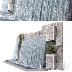 Large waterfall Other 3D Models 3DSKY 