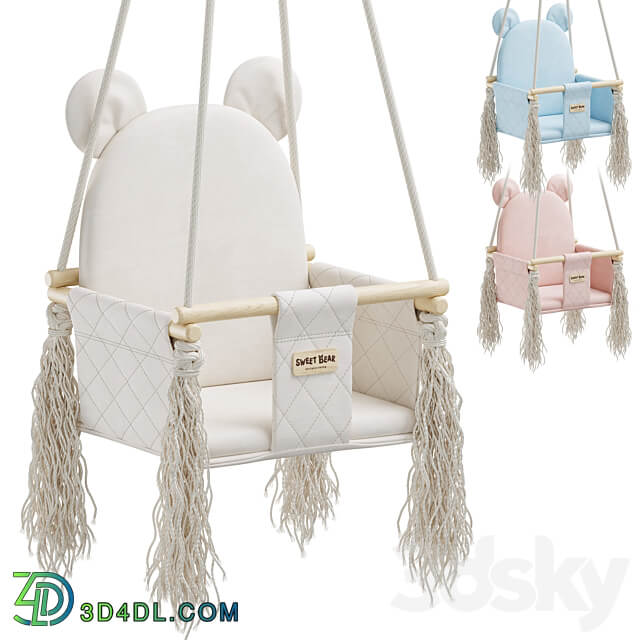 Baby swing Sweet Bear Orion Toy Miscellaneous 3D Models 3DSKY