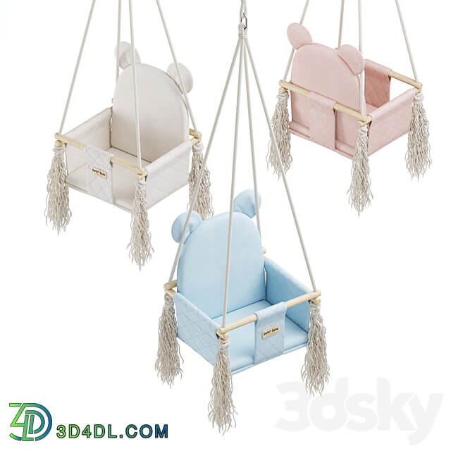 Baby swing Sweet Bear Orion Toy Miscellaneous 3D Models 3DSKY