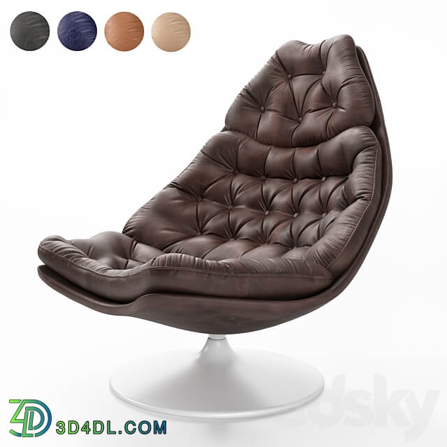 Armchair F588 Studio TK 3D Models 3DSKY