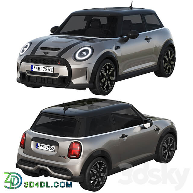 Mini Cooper S 3 door 2022 3D Models 3DSKY