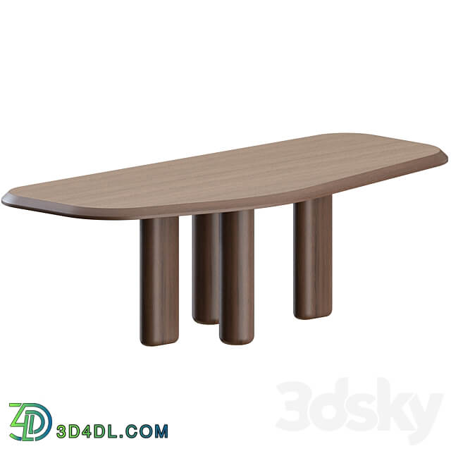 Kafa Dinning Set by Collection Particuliere Table Chair 3D Models 3DSKY