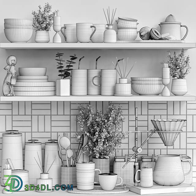 kitchen accessories 08 3D Models 3DSKY