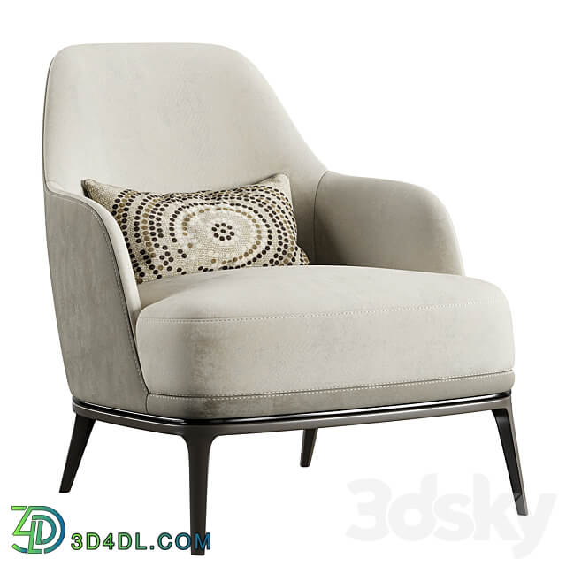 Poly M Armchair 3D Models 3DSKY