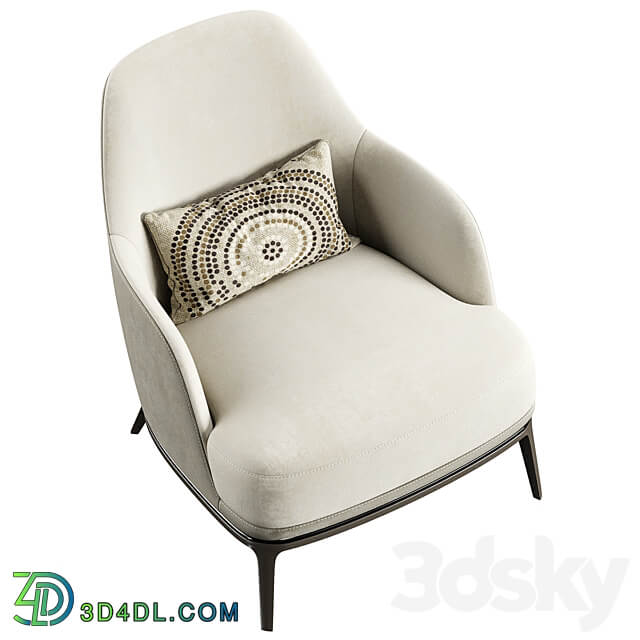 Poly M Armchair 3D Models 3DSKY