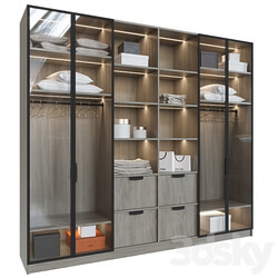 Wardrobe Wardrobe Display cabinets 3D Models 3DSKY 