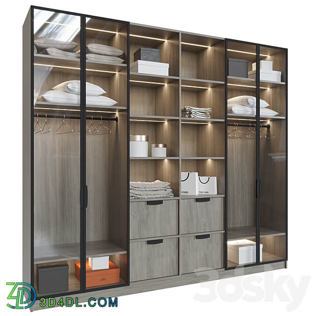 Wardrobe Wardrobe Display cabinets 3D Models 3DSKY