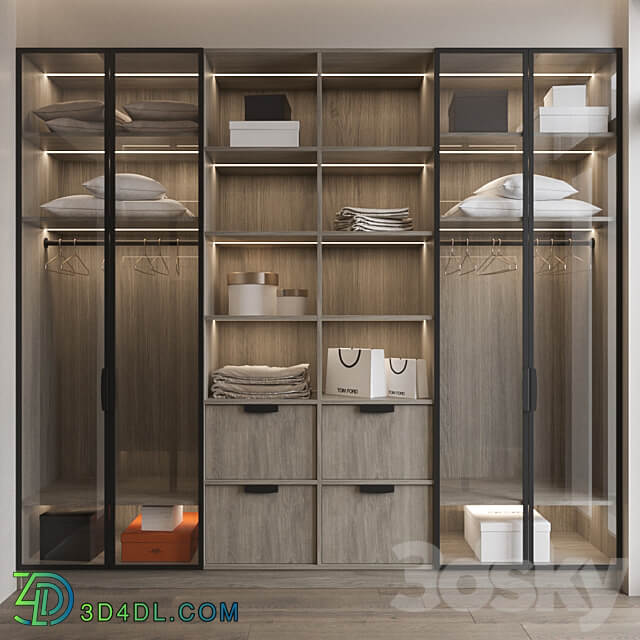 Wardrobe Wardrobe Display cabinets 3D Models 3DSKY