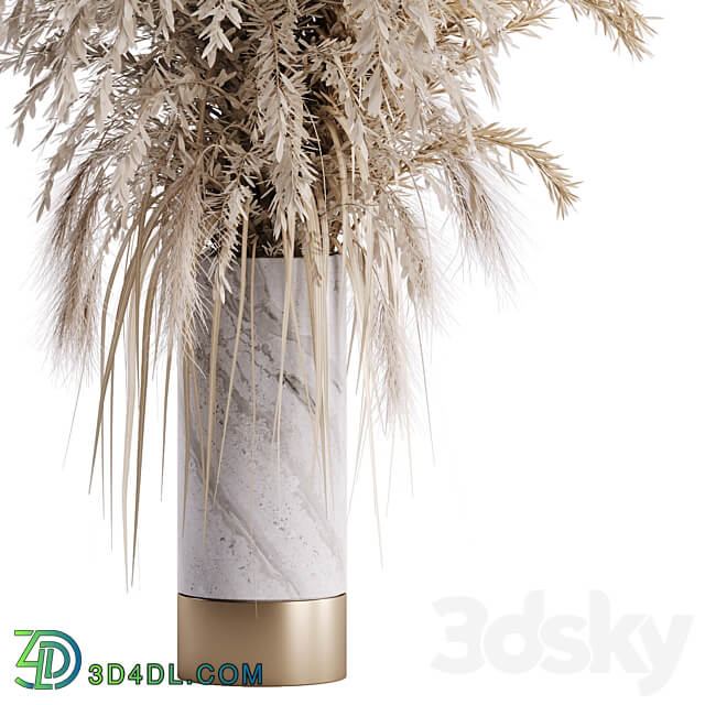 Dry plant set 01 3D Models 3DSKY