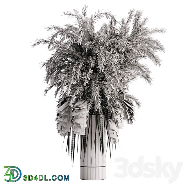 Dry plant set 01 3D Models 3DSKY