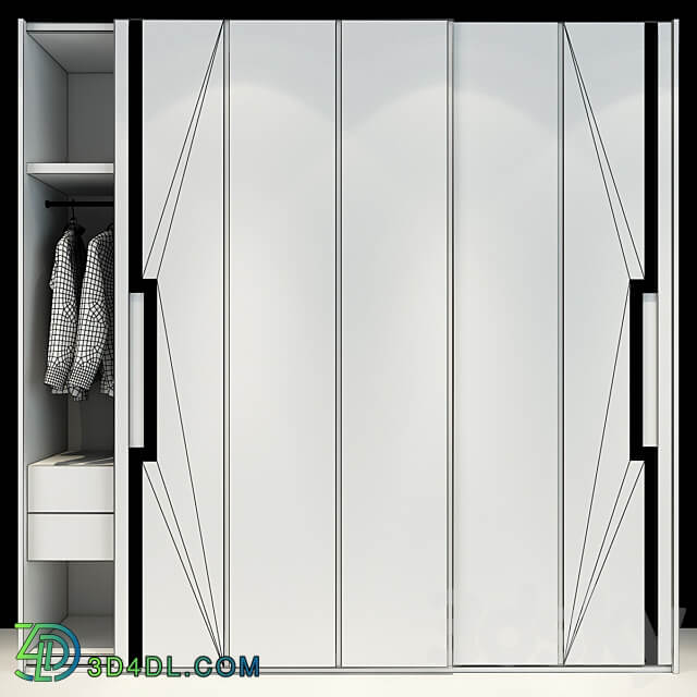 Wardrobe 80 Wardrobe Display cabinets 3D Models 3DSKY