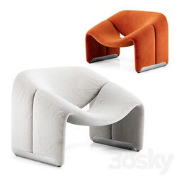 Groovy Lounge Chair Pierre Paulin 3D Models 3DSKY 