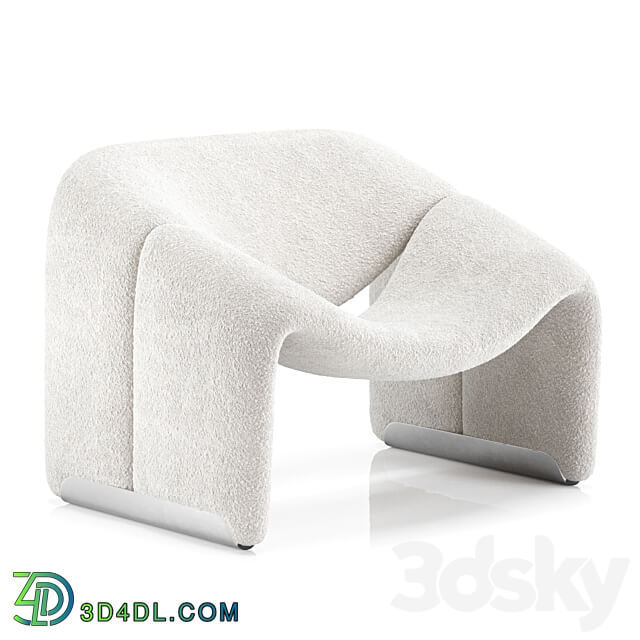 Groovy Lounge Chair Pierre Paulin 3D Models 3DSKY