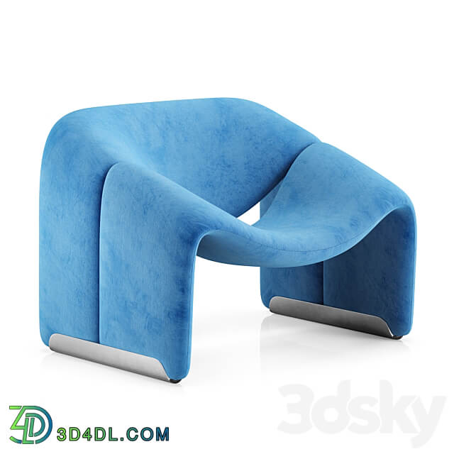 Groovy Lounge Chair Pierre Paulin 3D Models 3DSKY