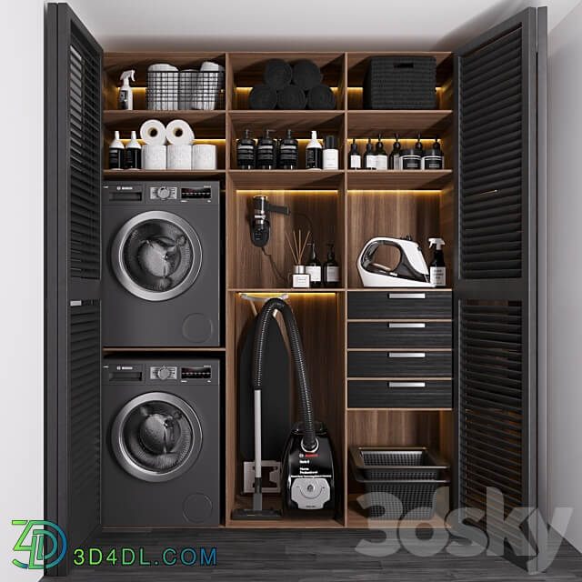 Laundry Room 002 Bathroom accessories 3D Models 3DSKY