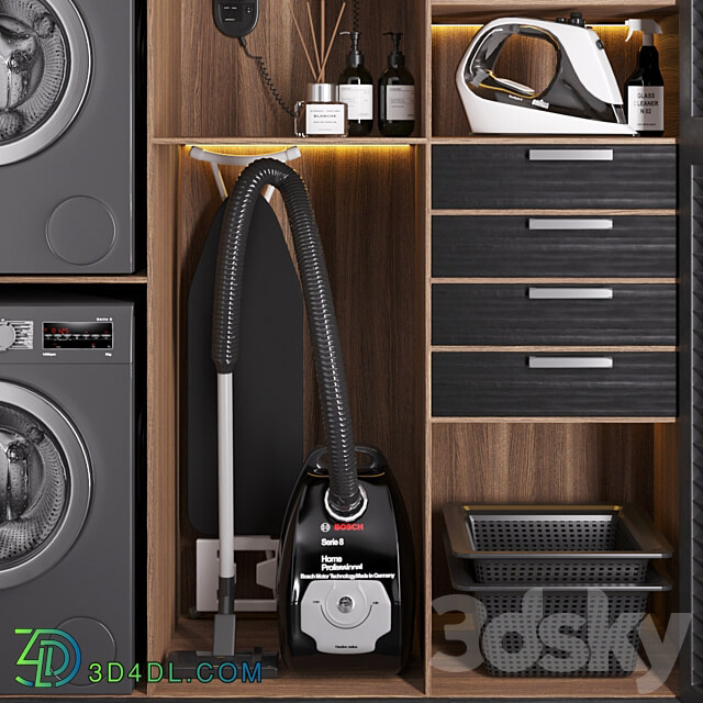 Laundry Room 002 Bathroom accessories 3D Models 3DSKY