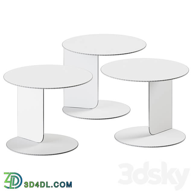 Coffee Table Chips Black Side table 3D Models 3DSKY