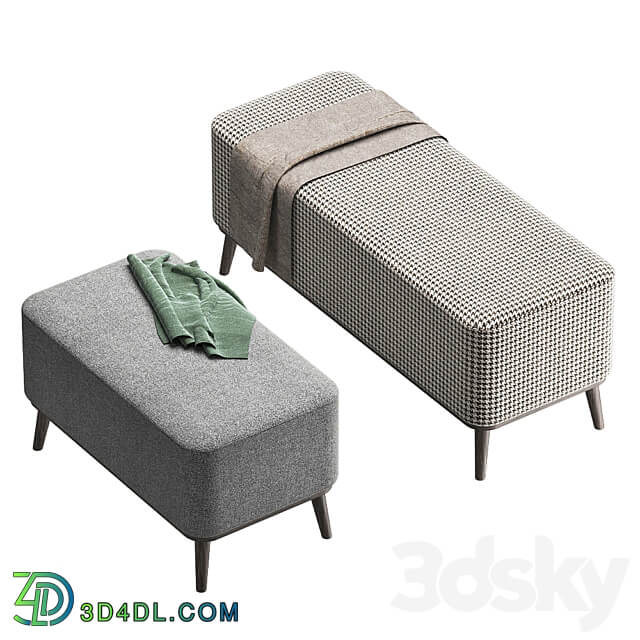 designer pouf roob look 3D Models 3DSKY