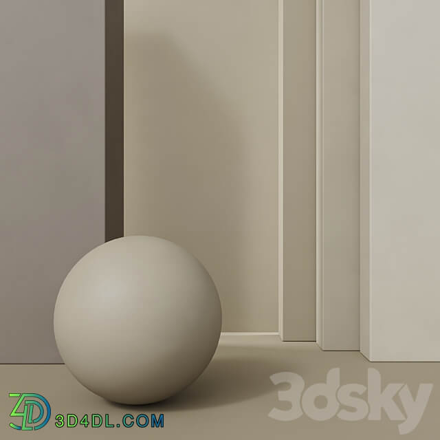 Matte wall paint Wall covering 3D Models 3DSKY