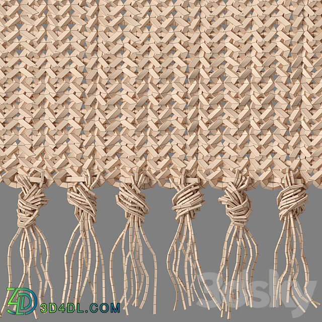 Carpet with tassels 2 3D Models 3DSKY