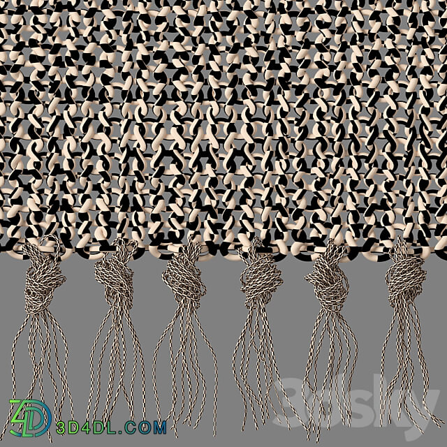 Carpet with tassels 2 3D Models 3DSKY