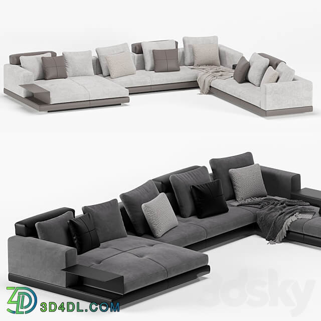 Minotti connery sofa 3D Models 3DSKY