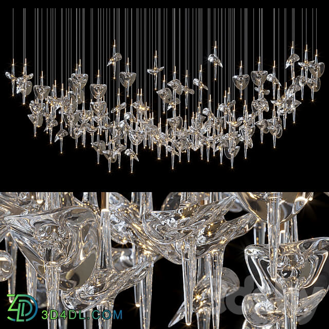 Suspended installation Vargov Design Spritz Pendant light 3D Models 3DSKY