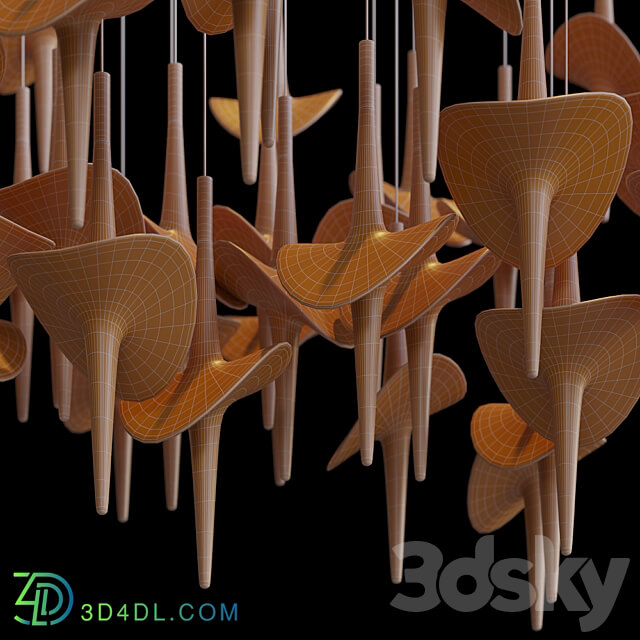 Suspended installation Vargov Design Spritz Pendant light 3D Models 3DSKY