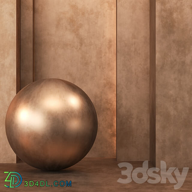 Bronze Texture 4k 3 Color 3D Models