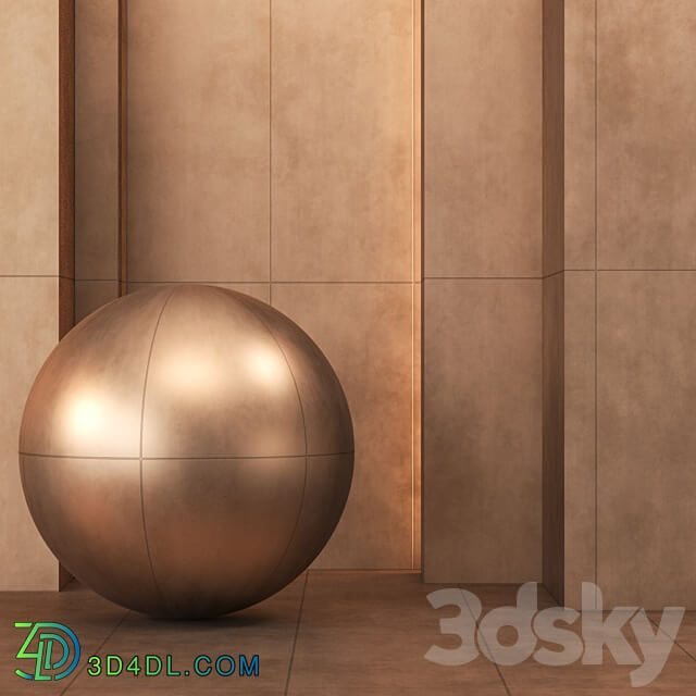 Bronze Texture 4k 3 Color 3D Models