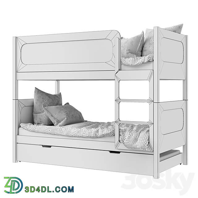 Bunk bed pilha AM.PM 3D Models