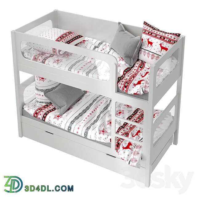 Bunk bed pilha AM.PM 3D Models