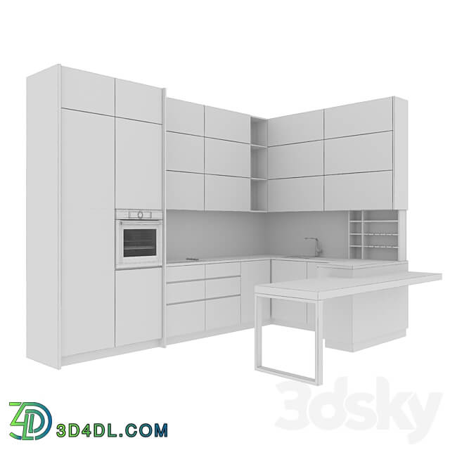 kitchen modern73 Kitchen 3D Models