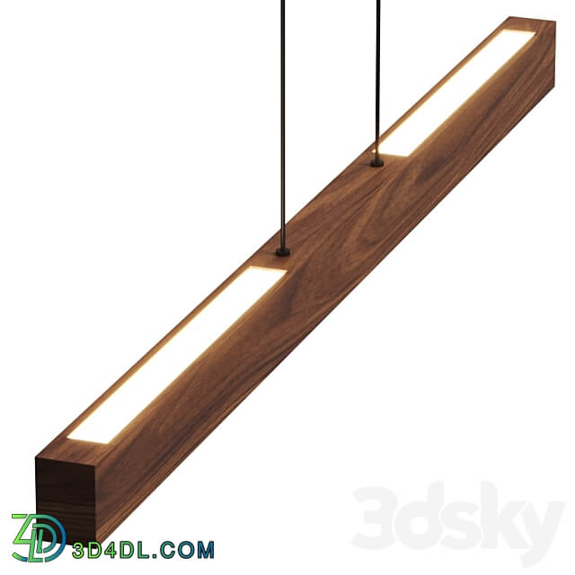 Cerno Una Linear Pendant Lamp Pendant light 3D Models